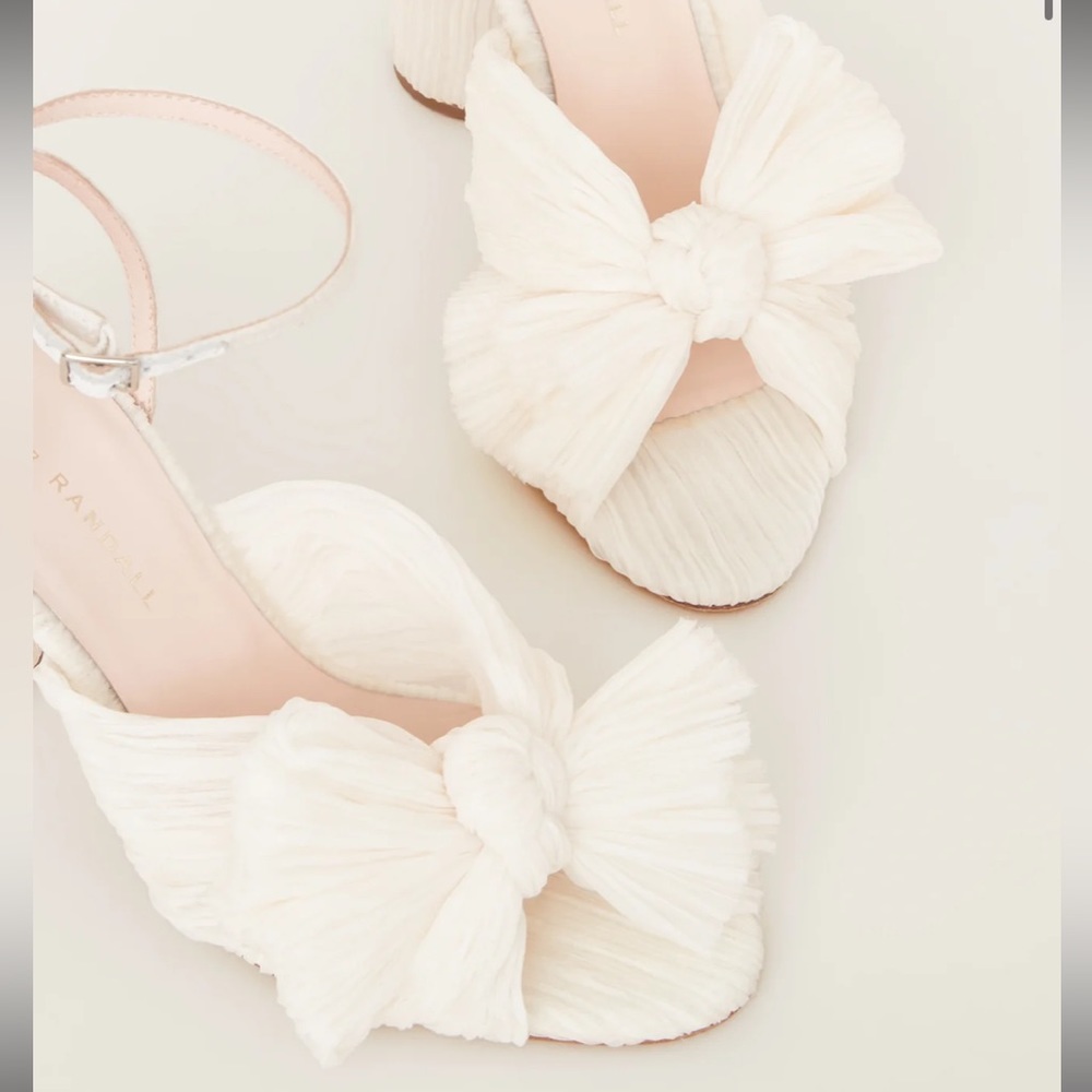 Pearl Camellia Knot Mules 9 loeffler Randall
